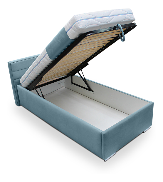 Manželská posteľ 140 cm BRW Kate Futon (tyrkysová)