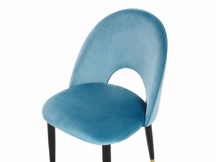 Set 2 ks. jedálenských stoličiek MAGI (látka) (modrá)