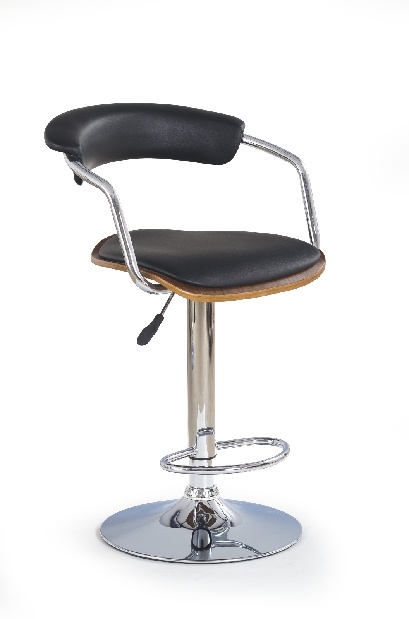 Barová stolička H-19 Orech Čierna