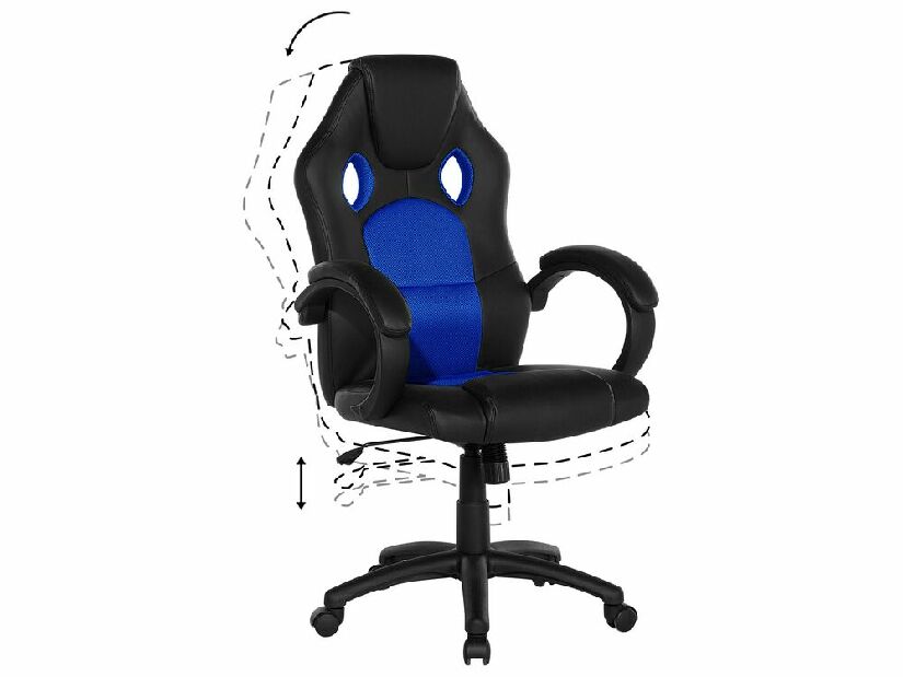 Kancelárska stolička Roast (kobaltová)