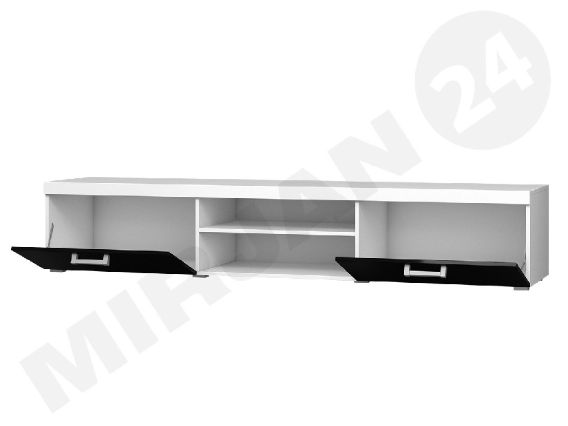 TV stolík/skrinka Mamba (biela + čierna) *výpredaj