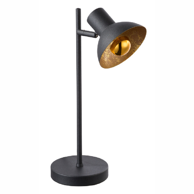 Stolové svietidlo LED Lotte 54001-1T (s kryštálmi) (čierna + čierna)