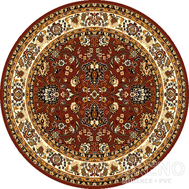 Kusový koberec Teheran 117/Brown/kruh
