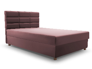 Jednolôžková posteľ 120 cm Picasso II (ružová) (s úl. priestorom a matracom) 