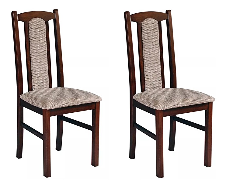 Jedálenská stolička Arte (orech + tkanina č. 2) *výpredaj