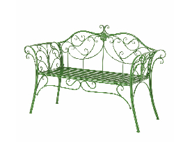 Záhradná lavička Entalia (zelená)