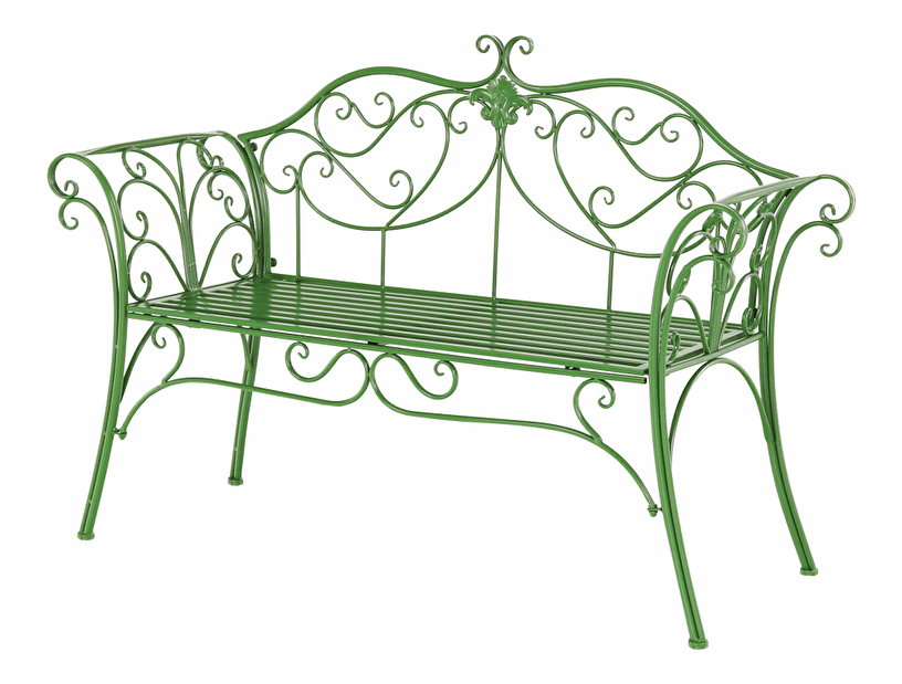 Záhradná lavička Entalia (zelená)