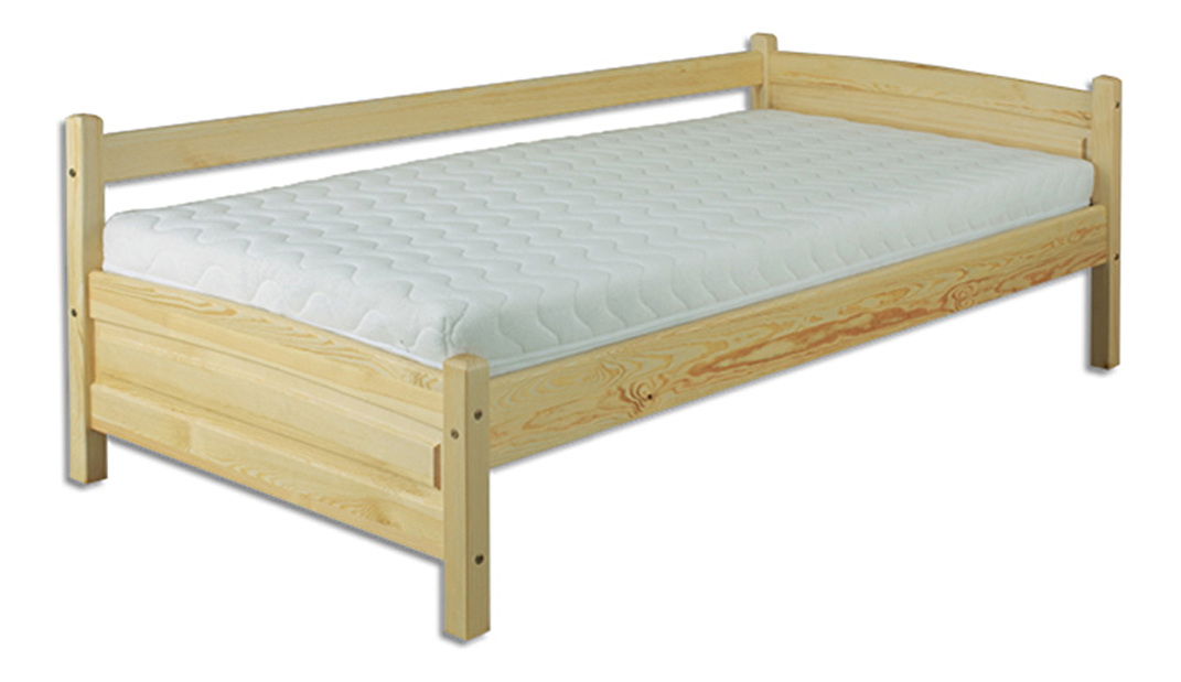 Jednolôžková posteľ 90 cm LK 132 (masív)