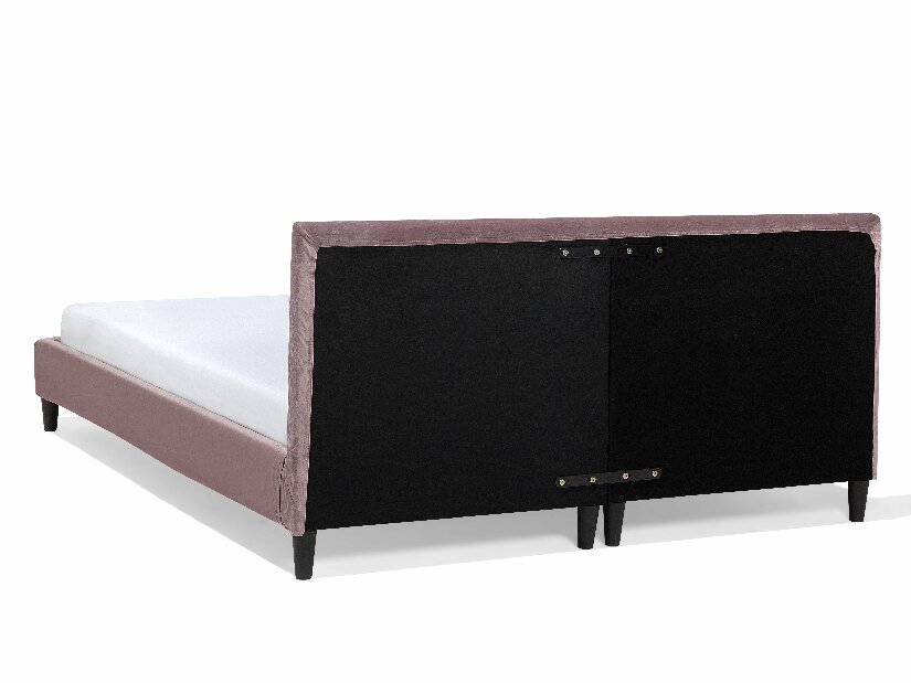 Manželská posteľ 160 cm FUTTI (s roštom) (ružová) *výpredaj