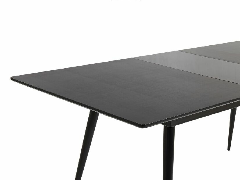 Jedálenský stôl MONIL (čierna) (pre 6 až 8 osôb)