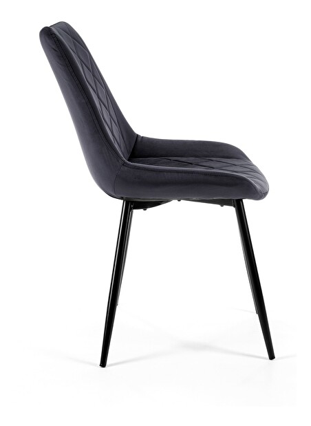 Jedálenská stolička Sariel (čierna) (2ks)