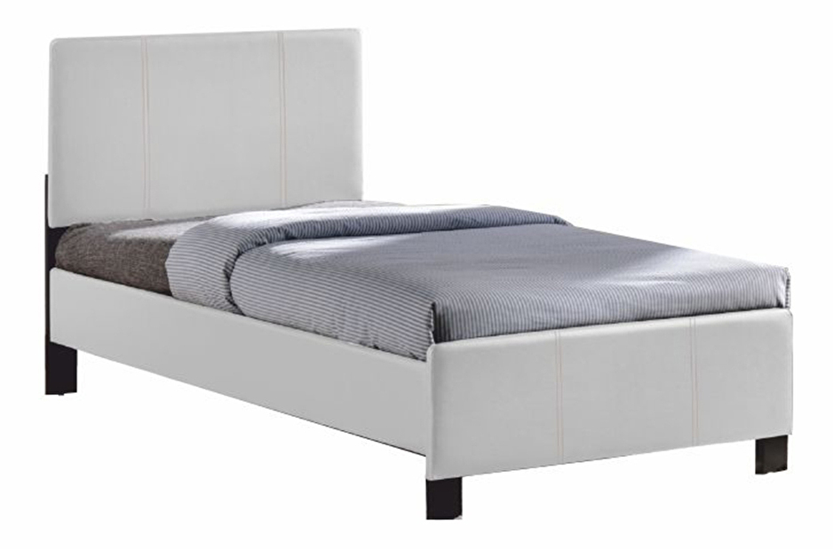 Jednolôžková posteľ 90 cm Coson (biela) (s roštom)