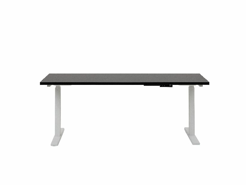 Písací stôl UPPER II (180 x 80 cm) (MDF) (čierna) (el. nastaviteľný)