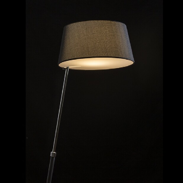 Stojanová lampa Ritzy 230V E27 42W (čierna + chróm)
