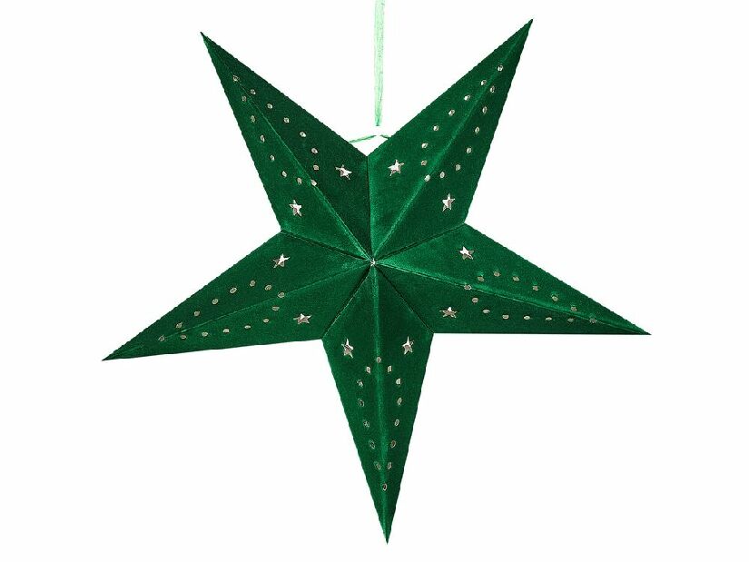 Set 2 ks závesných hviezd 45 cm Monti (zelená)