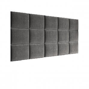 Čalúnený nástenný panel (5 ks) Pag 40x30 (tmavosivá) *výpredaj