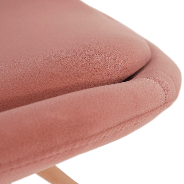 Jedálenská stolička Fra (ružová + buk)