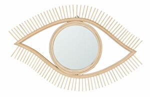 Nástenné zrkadlo Solange (svetlé drevo)
