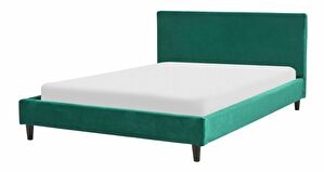 Manželská posteľ 140 cm Ferdinand (zelená) (s roštom)