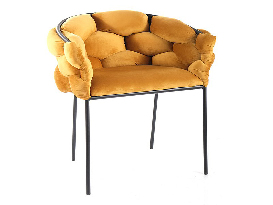 Jedálenská stolička Noemi (žltá + čierna)