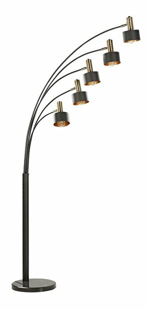 Stojanová lampa Alvina (čierna)