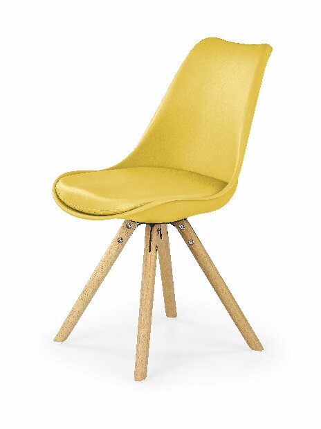 Jedálenská stolička K201 (žltá) *výpredaj