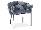 Jedálenská stolička Noemi (sivá + čierna)