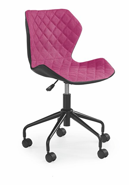 Detská stolička Matrix (ružová + čierna)