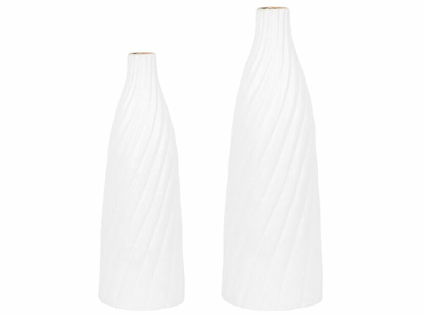 Váza FRONIA 45 cm (keramika) (biela)