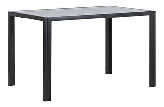 Jedálenský stôl LEVASA (čierna) (pre 4 osoby)
