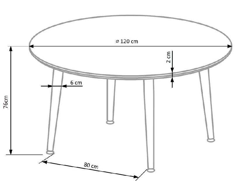 Jedálenský stôl Belato (pre 4 osoby)