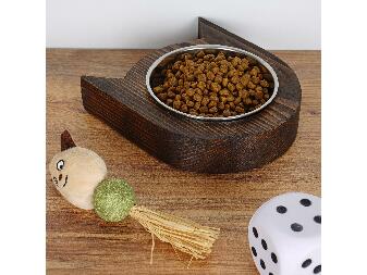 Miska na krmivo pre domáce zvieratá Ninede 4 (orech)