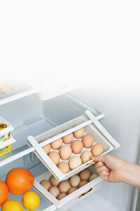 Držiak na vajíčka do chladničky Mona (biela)