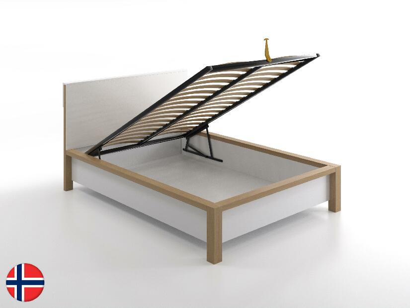 Jednolôžková posteľ 120 cm Naturlig Lavikker (s roštom úl. priestorom)