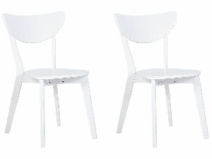 Set 2 ks. jedálenských stoličiek RAXABO (biela)