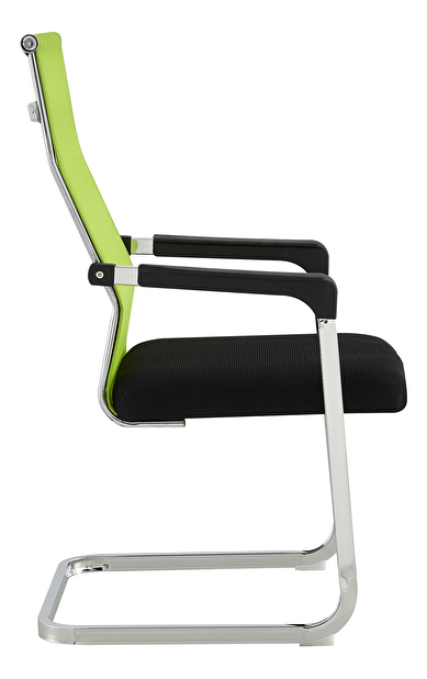 Kancelárska stolička Rimal (zelená + čierna)