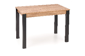 Jedálensky stôl Gisel (dub wotan + čierna)