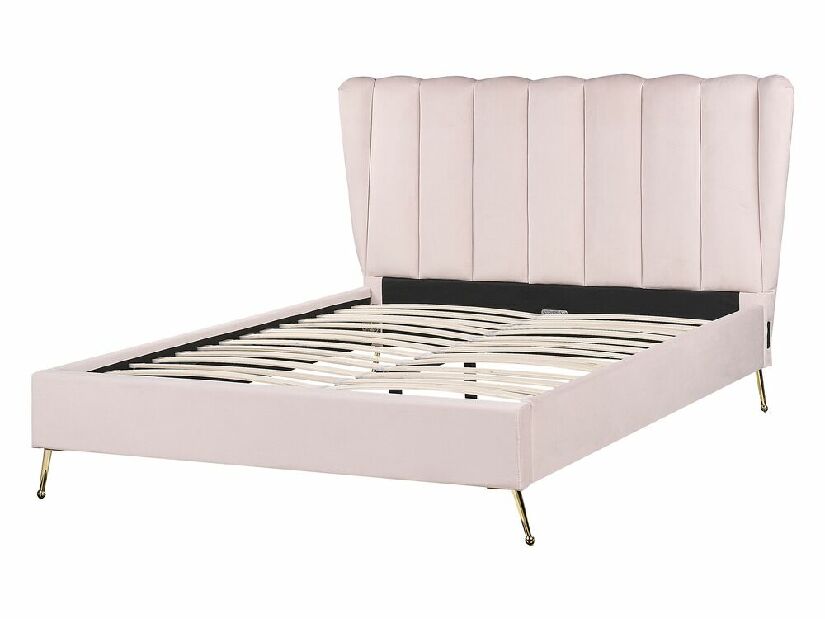 Manželská posteľ 140 cm Mirabell (ružová)