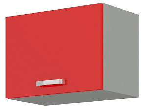 Horná kuchynská skrinka Roslyn 60 GU 36 1F (červená + sivá)