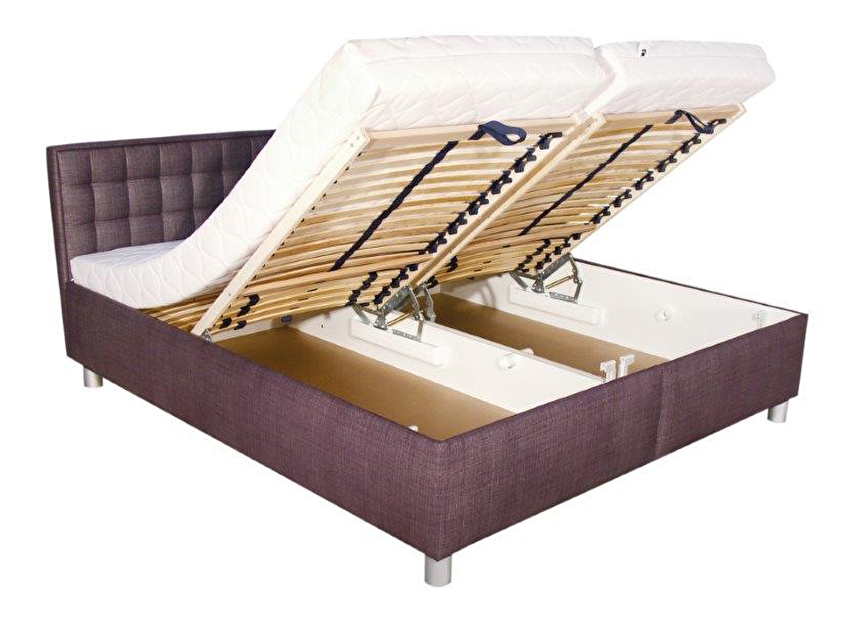 Manželská posteľ 180 cm Blanár Bobby (s roštami a matracmi)
