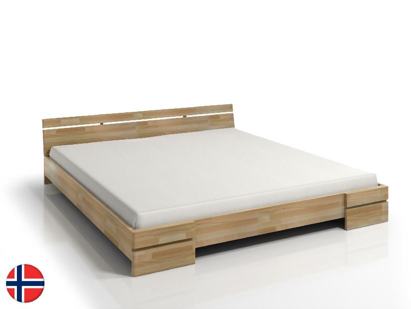 Manželská posteľ 160 cm Naturlig Bavergen Long (buk) (s roštom)