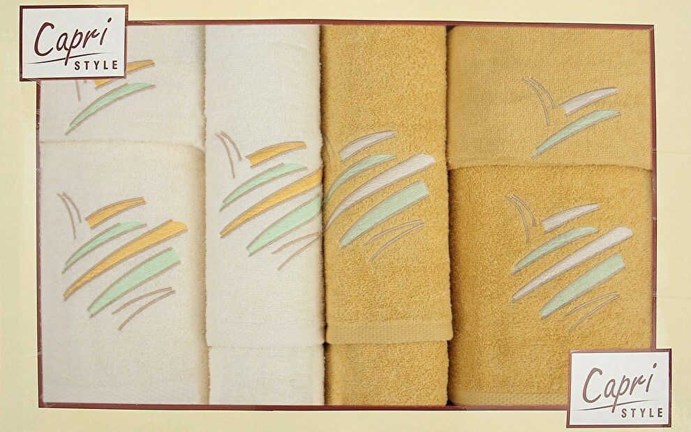 Súprava uterákov Eliza 13 (žltá)