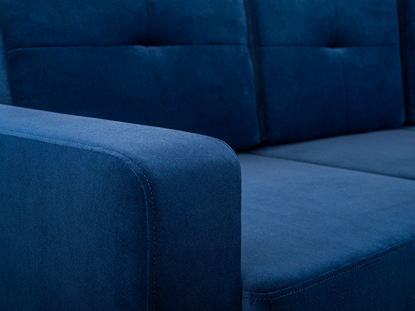 Rohová sedačka Larssa (modrá) (L)
