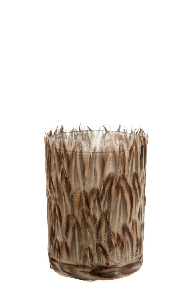 Svietnik Jolipa Na čajovú sviečku Into The Woods (10x10x12cm) (Hnedá)