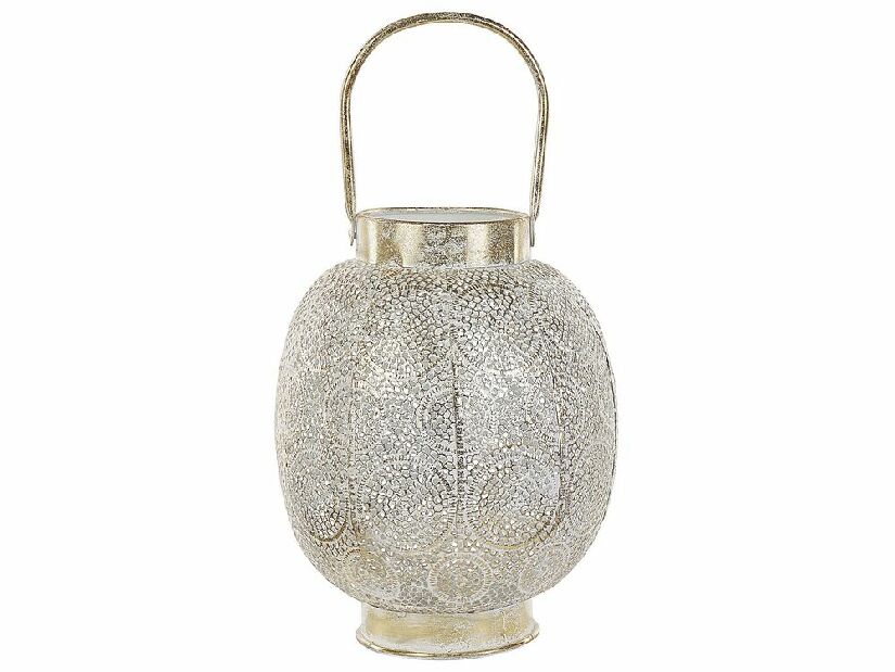 Dekoratívny lampáš 30 cm Lala (zlatá) 