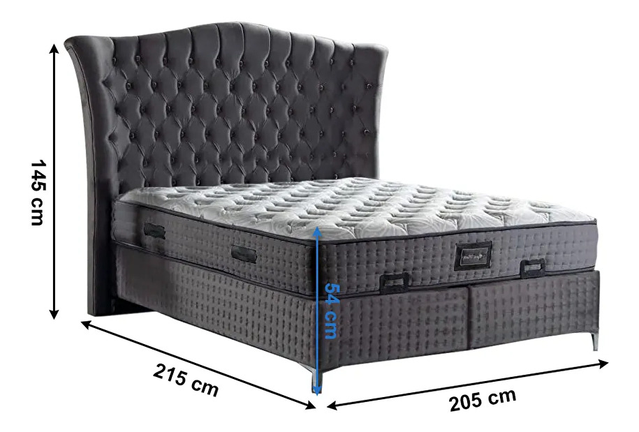 Boxyspring posteľ 160 cm Merciana