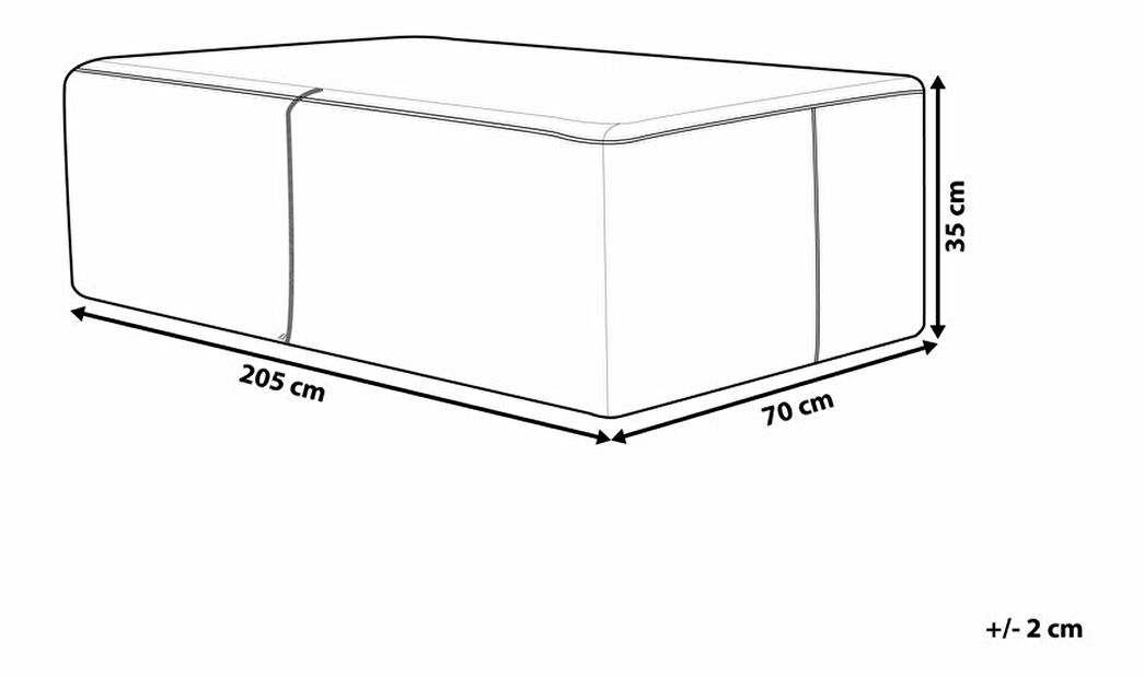 Ochranná plachta GILO 205 cm (polyester) (sivá)