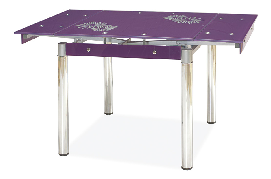 Jedálenský stôl GD-082 fialový (pre 4 osoby) *výpredaj