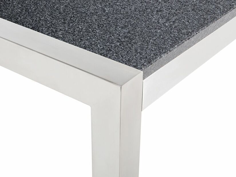 Záhradný stôl Grosso (tmavosivá) (leštený granit)