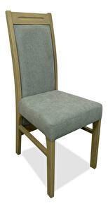 Jedálenská stolička Krone (sivá + dub craft zlatý)
